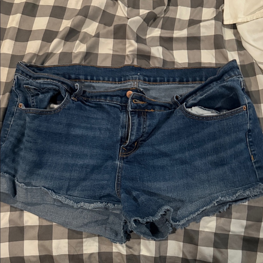 Old Navy Dark Blue Jean Shorts